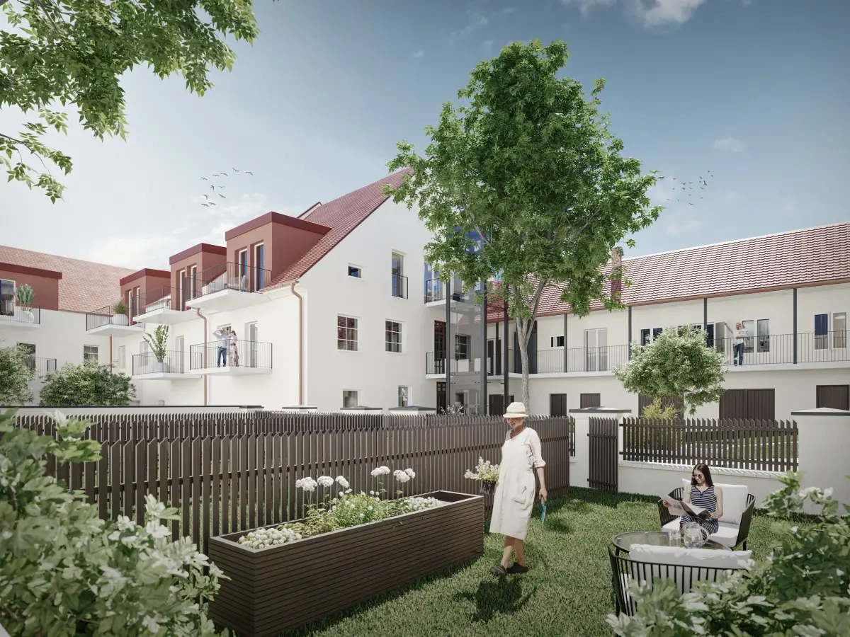 Daheim am Hauptplatz Frohnleiten — Außenansicht aus dem Hof