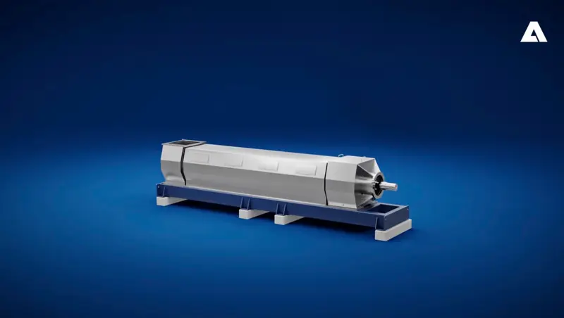 Andritz Thune Screw Press — Animation