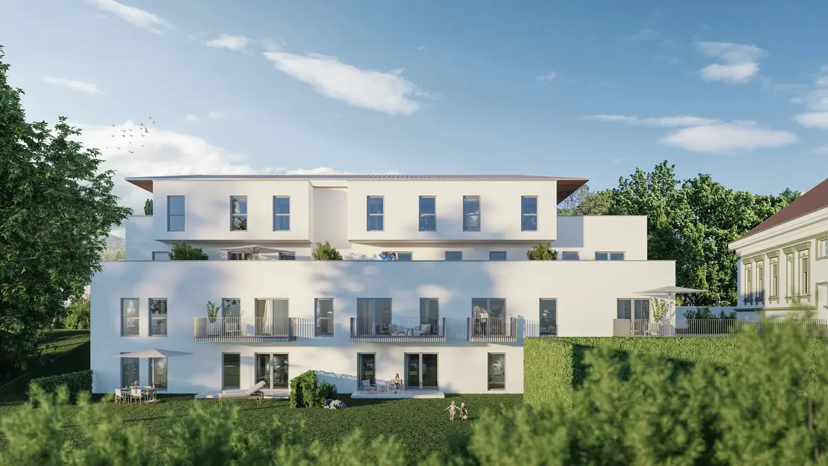 Massenbergstraße Leoben — Gartenansicht