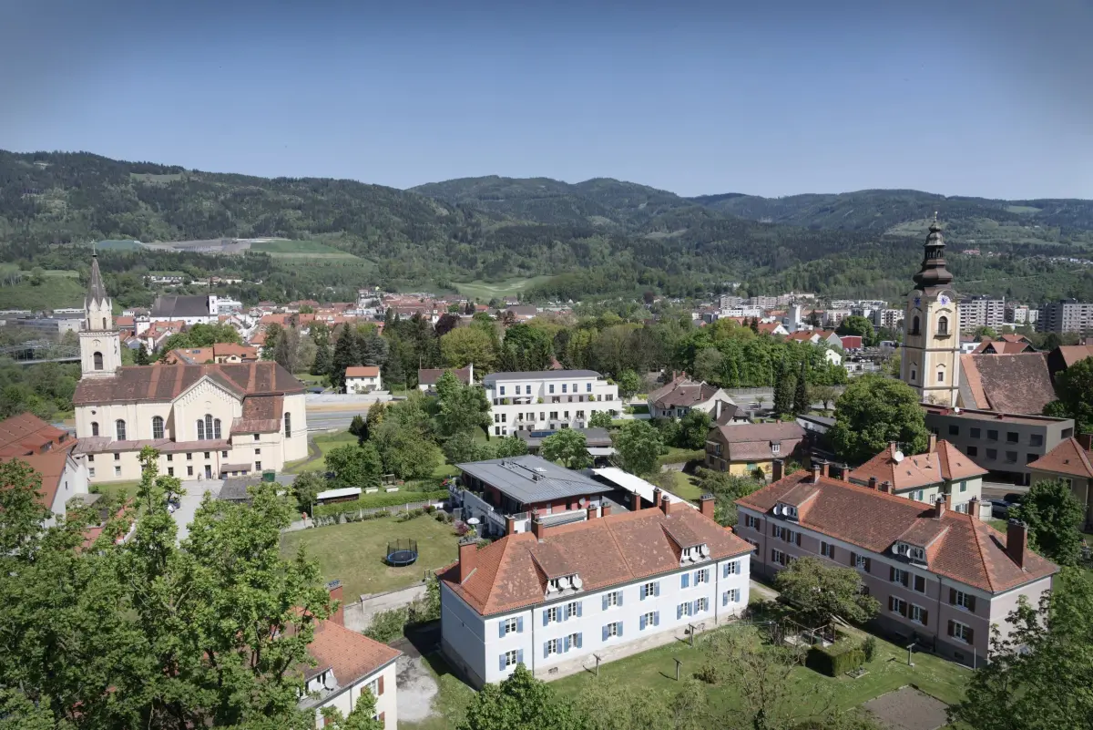 Massenbergstraße Leoben — Luftbild-Übersicht