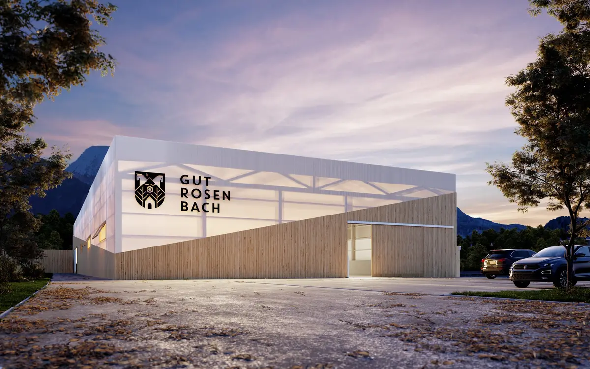 Gut Rosenbach — Wohnraum-Visualisierung