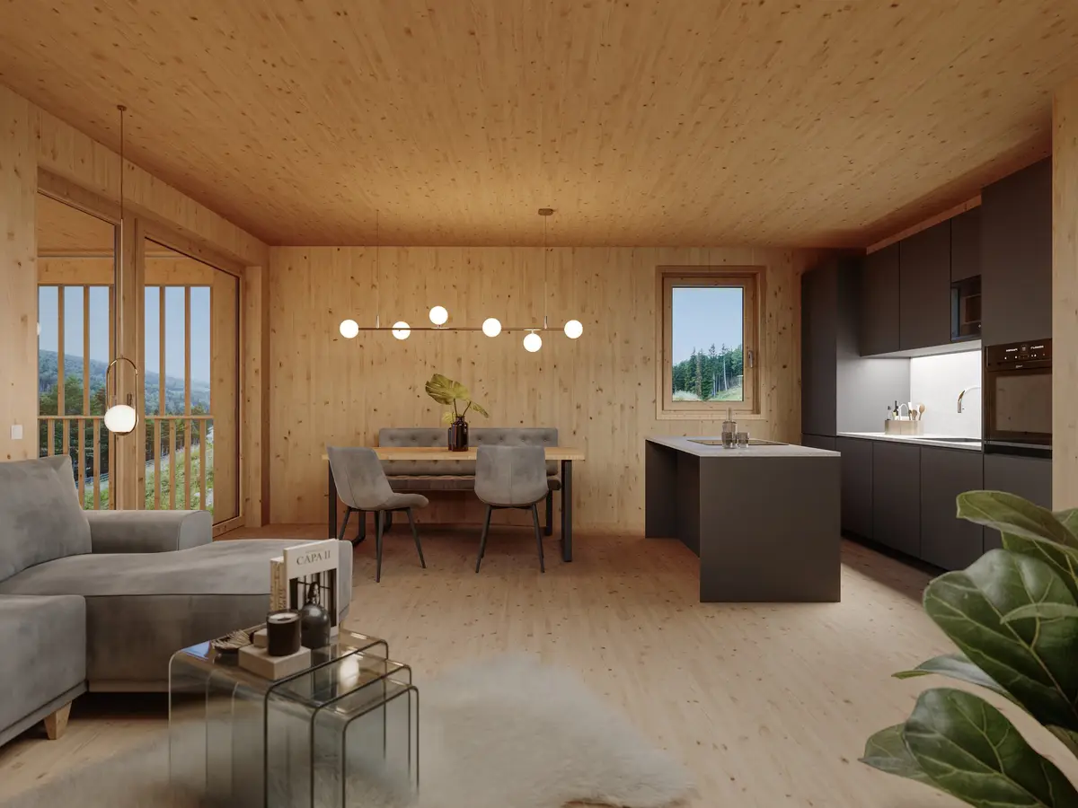 Almappartements Lachtal — Innenperspektive