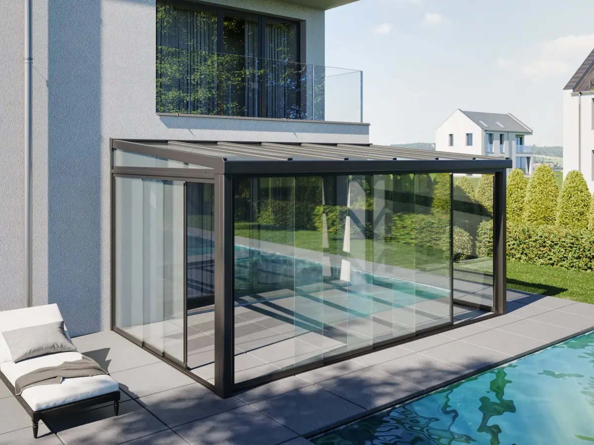 Leeb Balkone Amalfi Terrassenüberdachung — Produktvisualisierung Tag