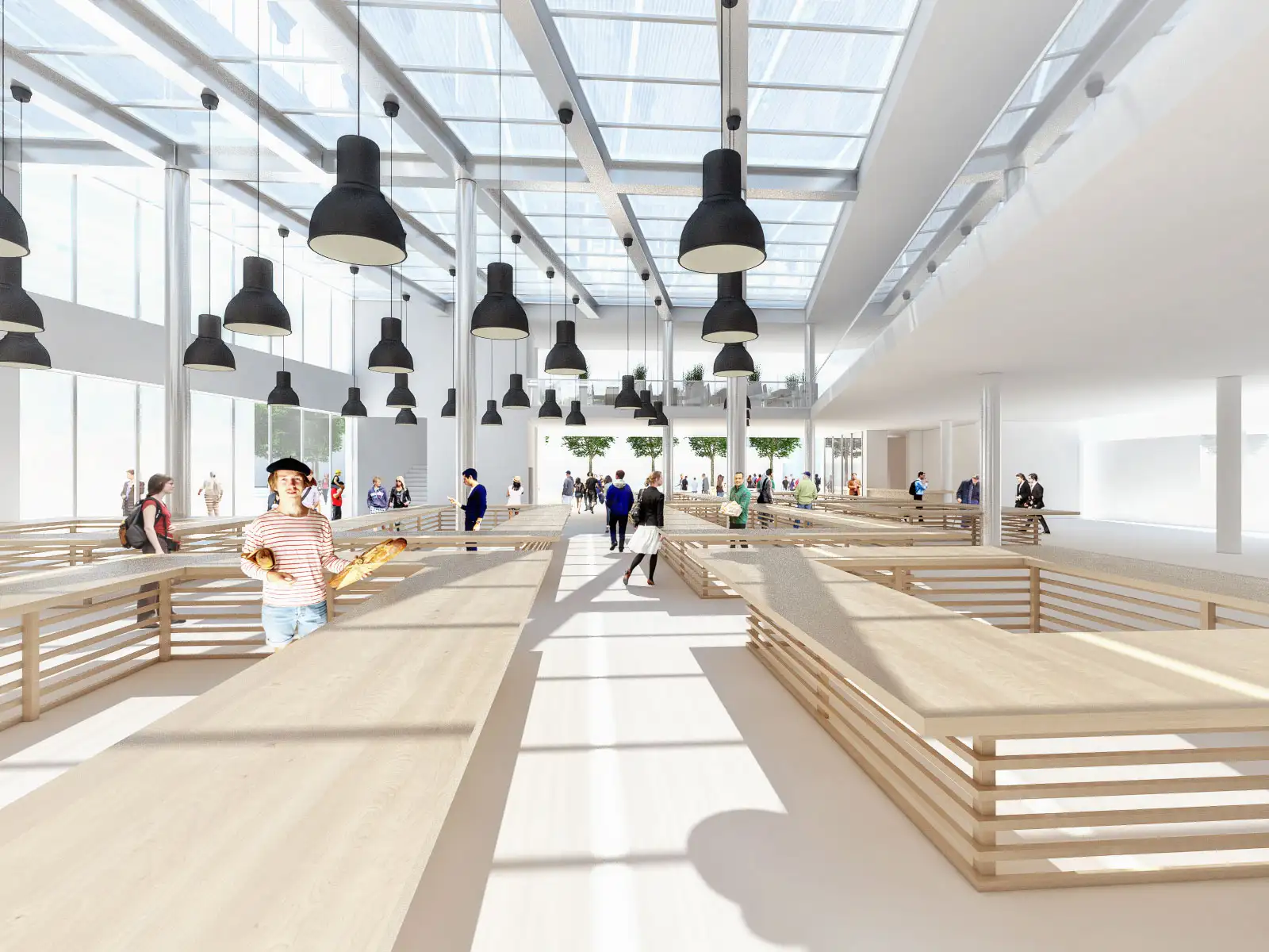 Lendhalle — 3D Visualisierung