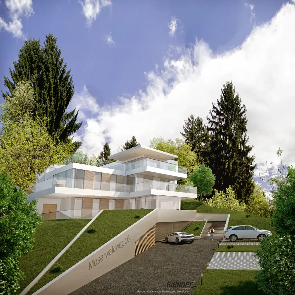 Moserwaldweg — 3D Visualisierung