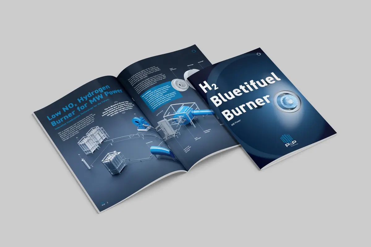 P&P Industries H2 Bluetifuel Burner — Cover und Rückseite