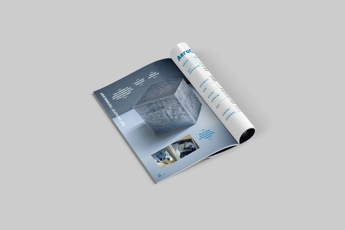 P&P Industries Precious Metal Catalysts — Innenseite AeroClear-Katalysator