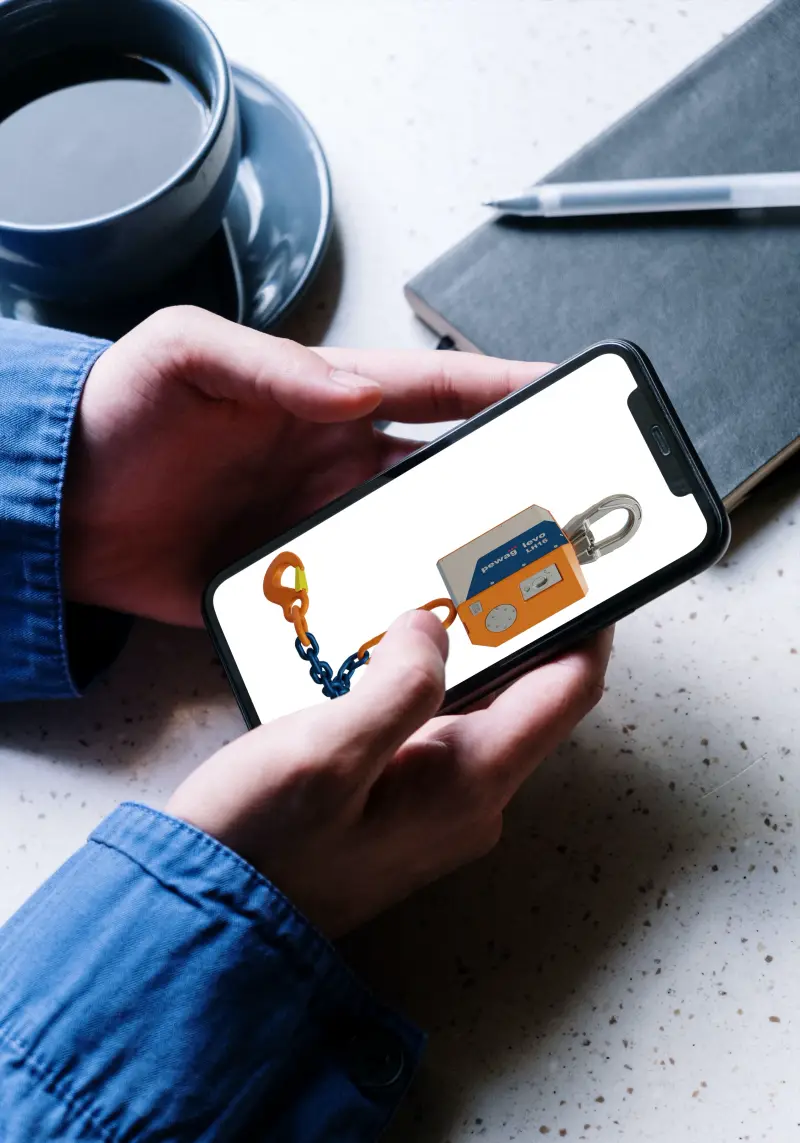 3D Produkt-Viewer auf Smartphone