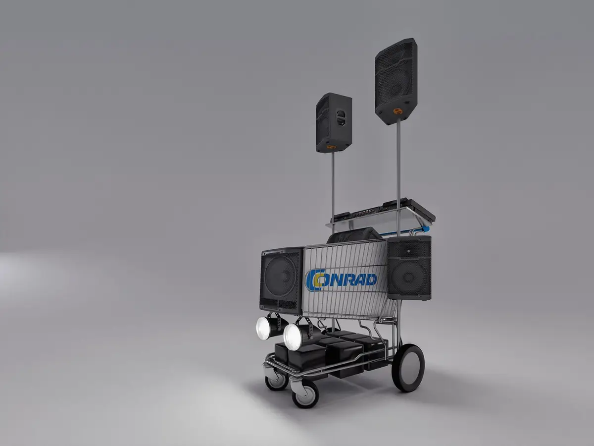 Wagerl Mobile Disco — 3D Visualisierung