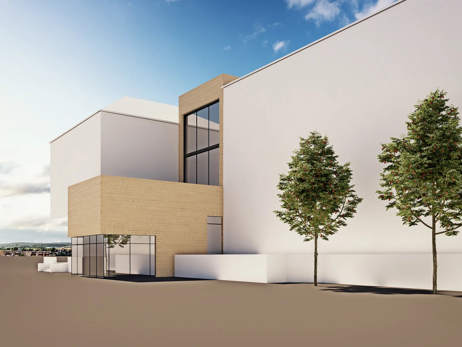 Wettbewerb VS-Pischelsdorf — 3D Visualisierung